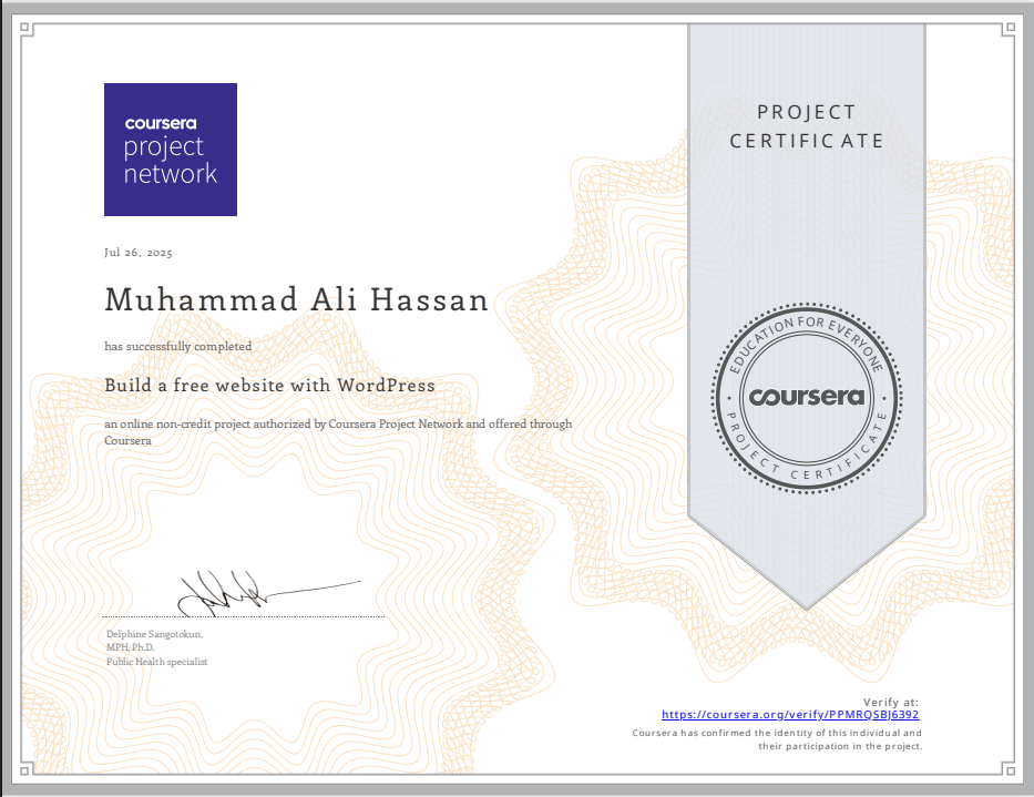 Complete WordPress Website