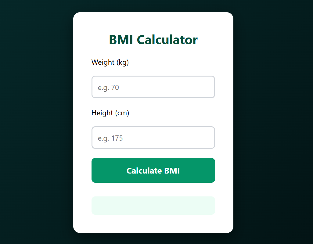 BMI Calculator