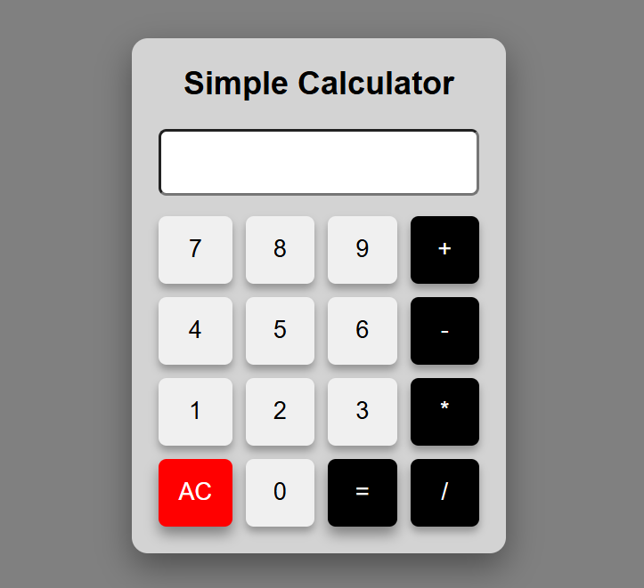 Simple Calculator